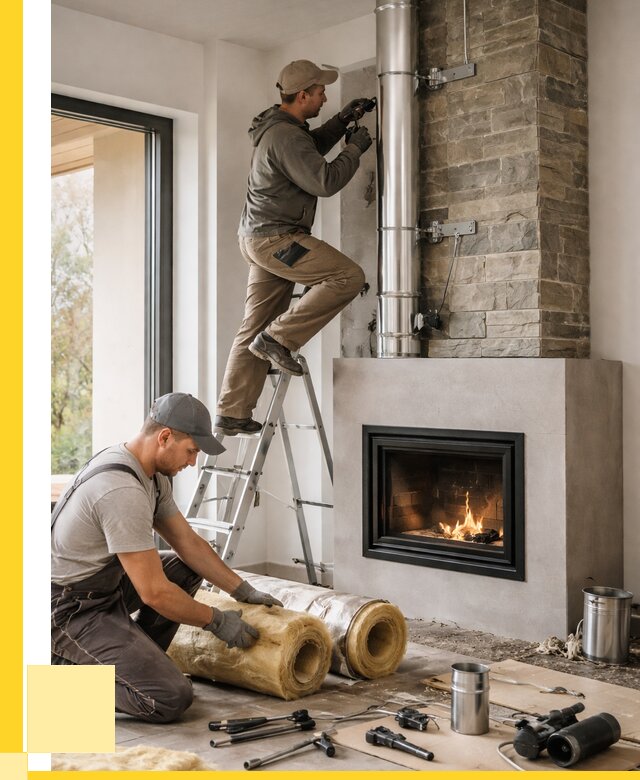 Монтаж дымоходов для каминов в Дивногорске от 15165 р. ЭриданДвн