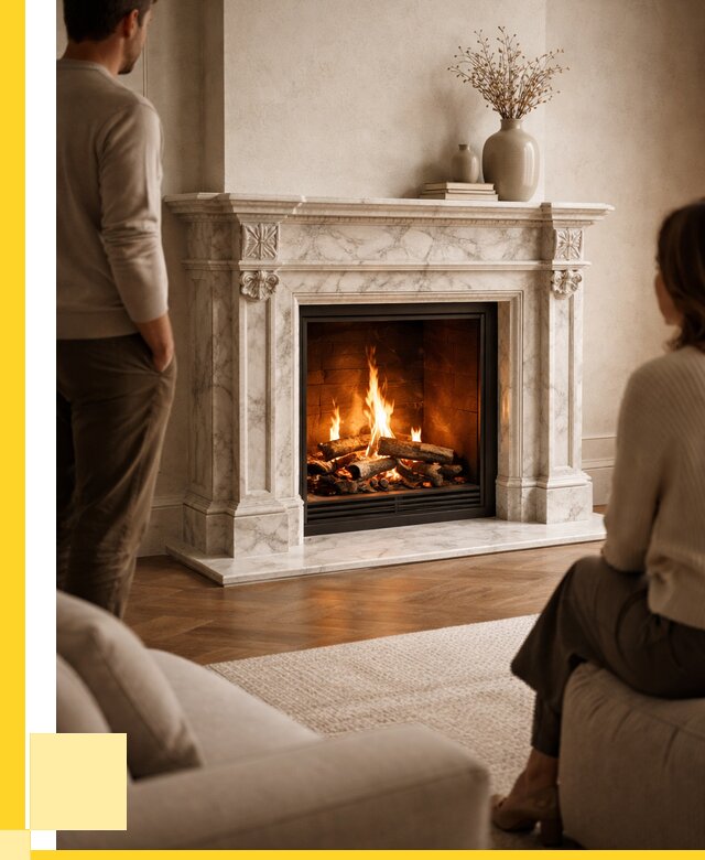 Мраморные камины под ключ в Дивногорске от 252750 р. | ЭриданДвн