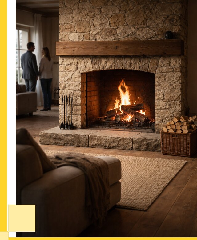 Открытые камины под ключ в Дивногорске от 151650 р. ЭриданДвн