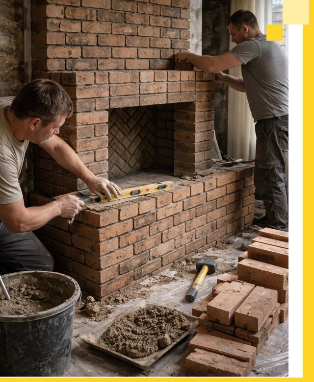 Изготовление и установка кирпичных каминов в Дивногорске