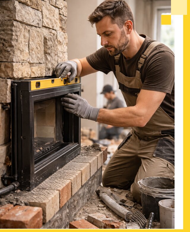 Дровяные камины под ключ в Дивногорске: монтаж, обустройство