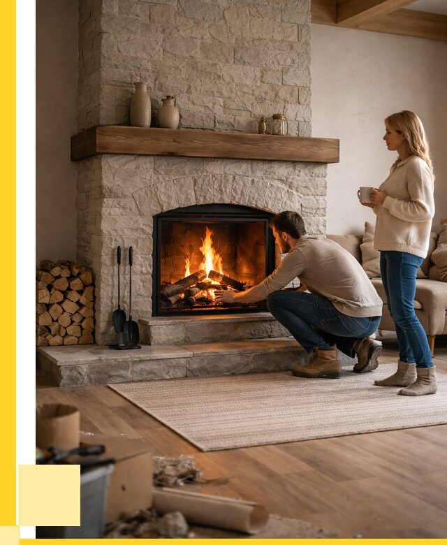 Камины для загородного дома в Дивногорске от 353850 р., ЭриданДвн