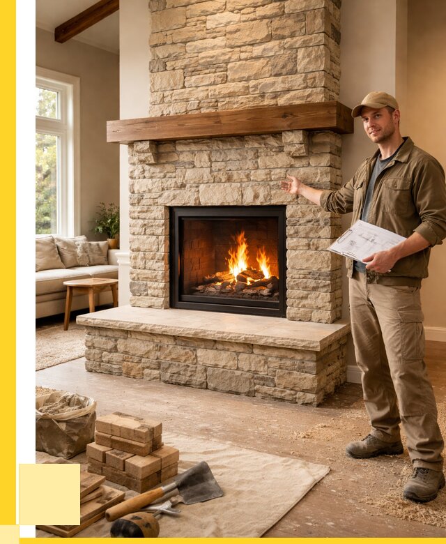 Камины под ключ в Дивногорске от 181980 р. | ЭриданДвн — установка