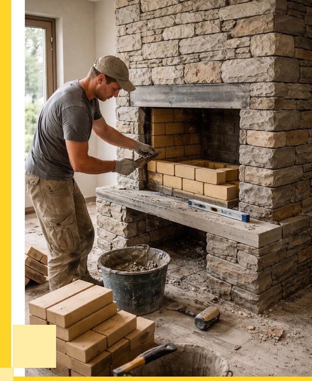 Кладка каминов и камина в Дивногорске от 25275 р. ЭриданДвн