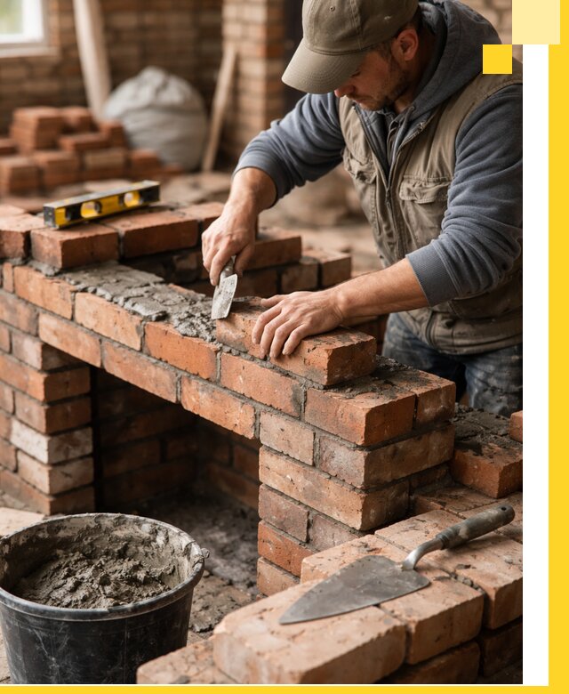 Кладка каминов под ключ в Дивногорске профессиональная отделка и монтаж