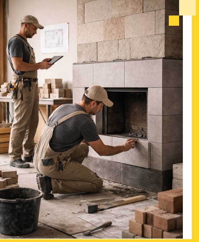 Индивидуальные проекты каминов и каминных систем в Дивногорске