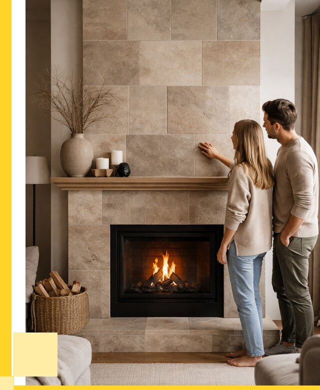 Облицовка каминов керамогранитом в Дивногорске от 4550 р. | ЭриданДвн