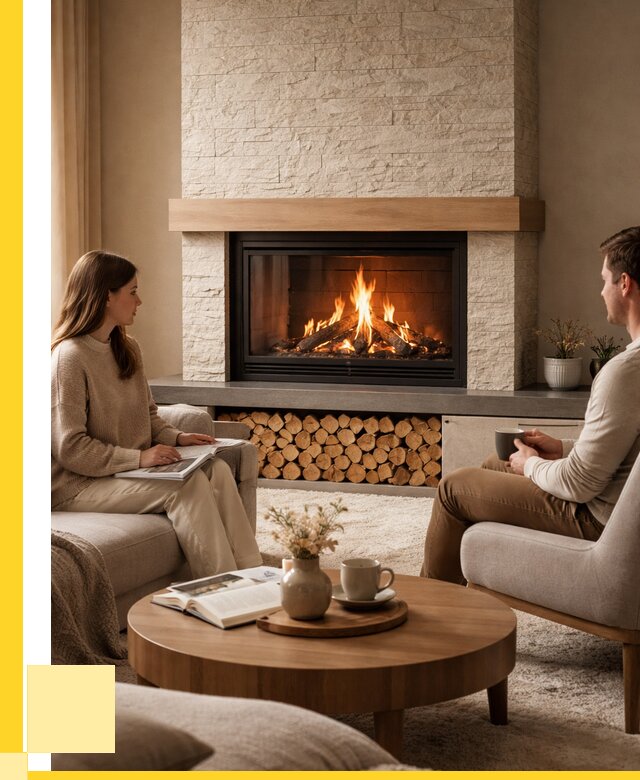 Камины со стеклом в Дивногорске от 181980 р. | ЭриданДвн — топки 3 стекла