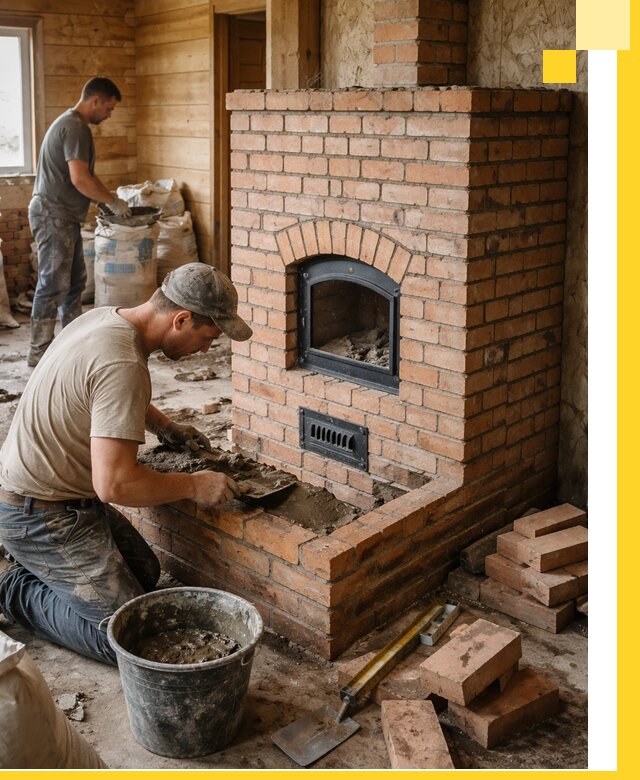 Профессиональное строительство печей в Дивногорске под ключ