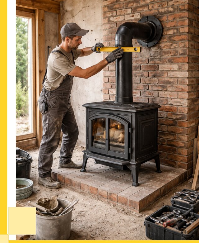 Монтаж печей установка банной печи в Дивногорске от 15165 р. | ЭриданДвн