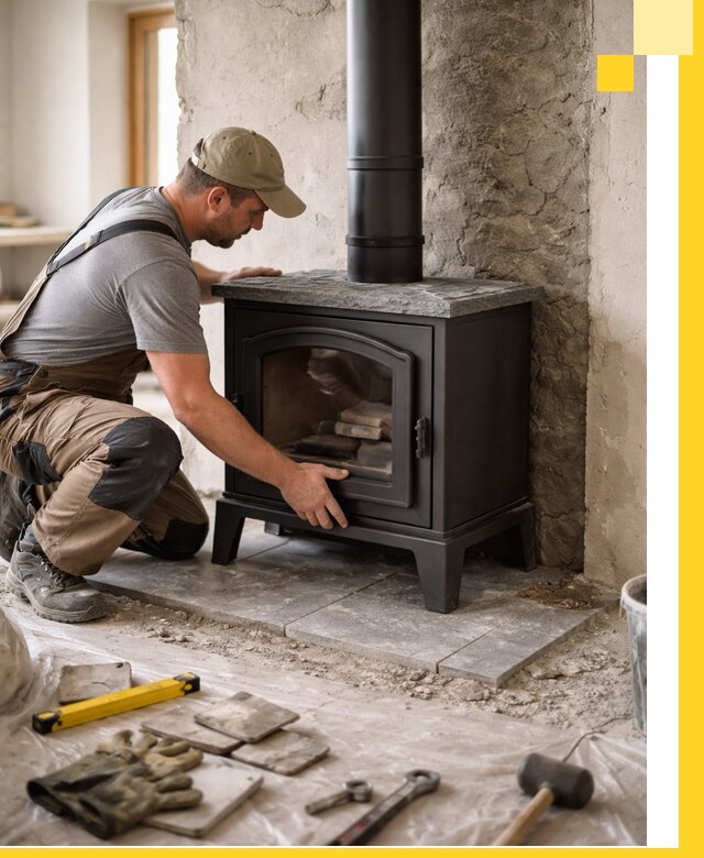 Профессиональный монтаж печей и каминов в Дивногорске под ключ