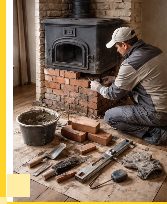 Ремонт печей в Дивногорске от 12132 р., услуги печника ЭриданДвн