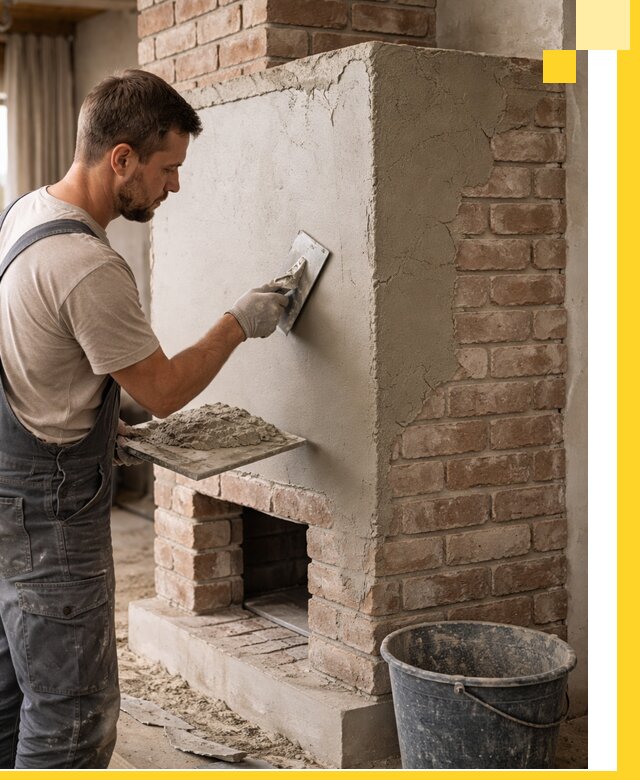 Отделка печей и облицовка каминов в Дивногорске под ключ