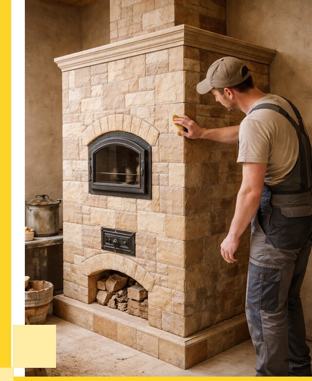 Облицовка печей в Дивногорске от 4550 р. под ключ | ЭриданДвн