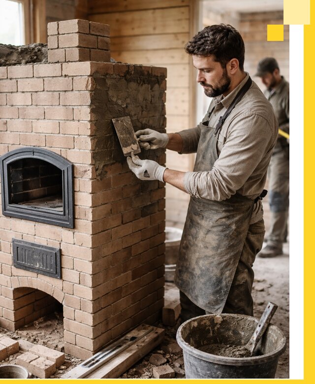 Изготовление и установка печей-шведок под ключ в Дивногорске