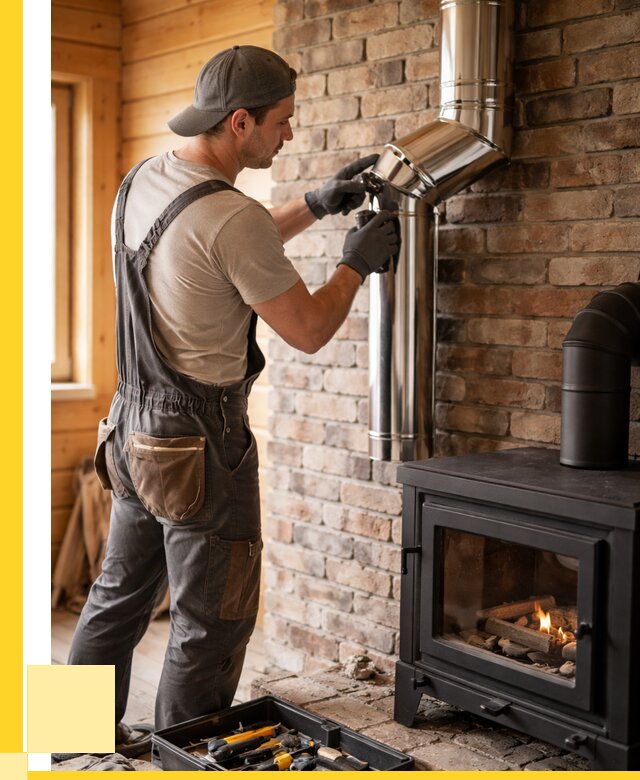 Монтаж дымоходов для печей в Дивногорске от 7583 р. | ЭриданДвн