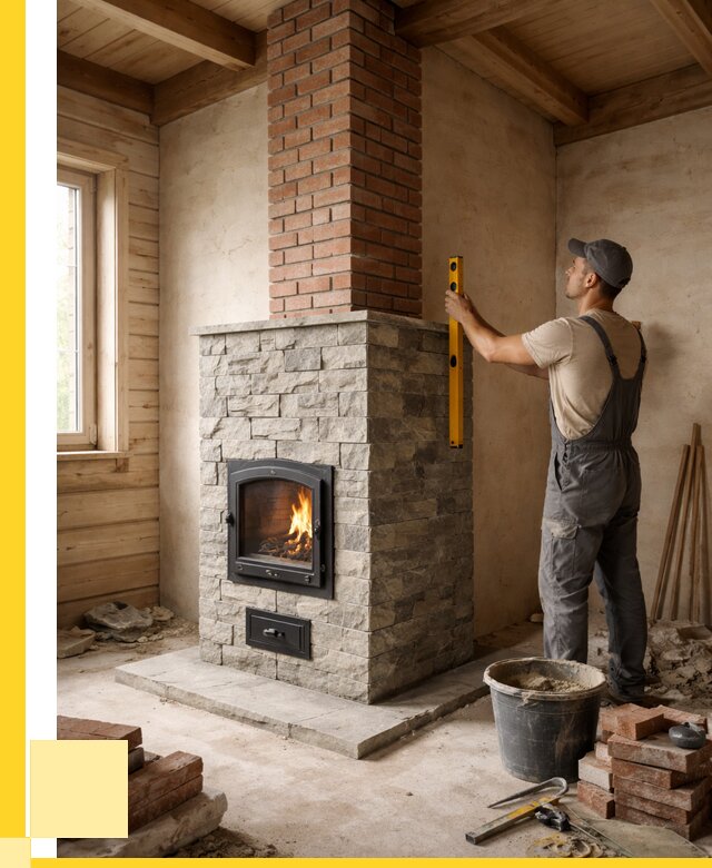 Печи и дымоходы под ключ в Дивногорске от 45495 р., ЭриданДвн