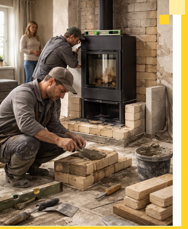 Печи и камины под ключ: проект, установка в Дивногорске