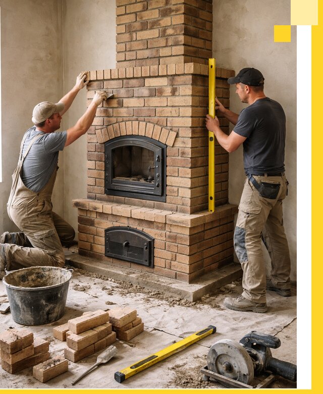 Продажа и установка печей и каминов для дома под ключ в Дивногорске