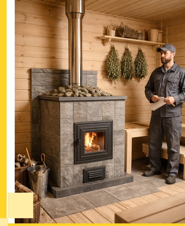 Печи для бани под ключ в Дивногорске от 121320 р. | ЭриданДвн