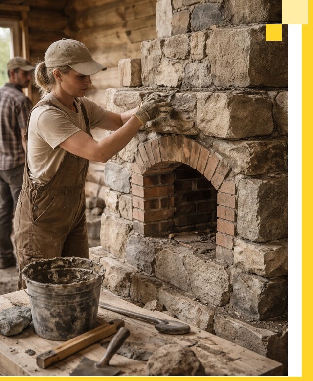 Каменные печи на заказ и монтаж в Дивногорске, долговечные решения