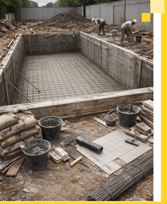 Строительство бассейнов под ключ в Дивногорске, дизайн и монтаж