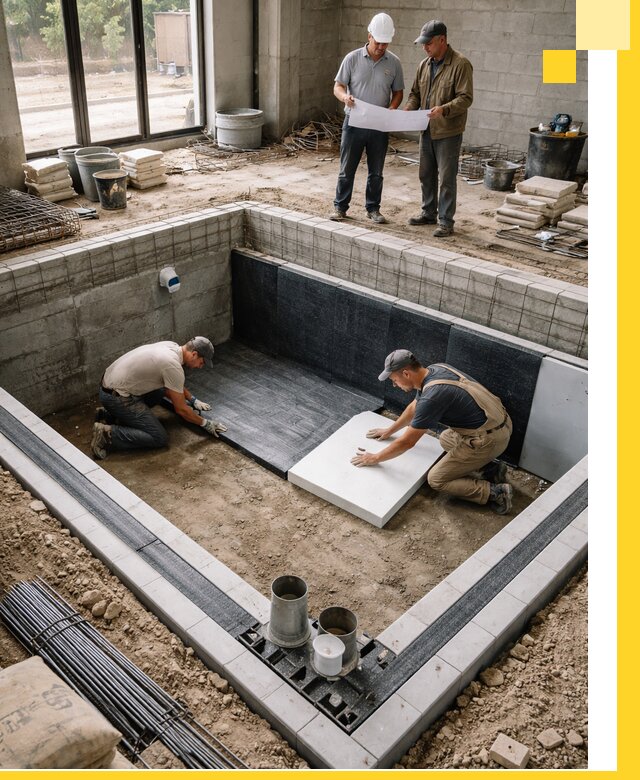 Проекты частных и общественных бассейнов под ключ в Дивногорске