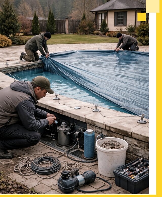 Консервация бассейнов в Дивногорске: подготовка к длительному хранению