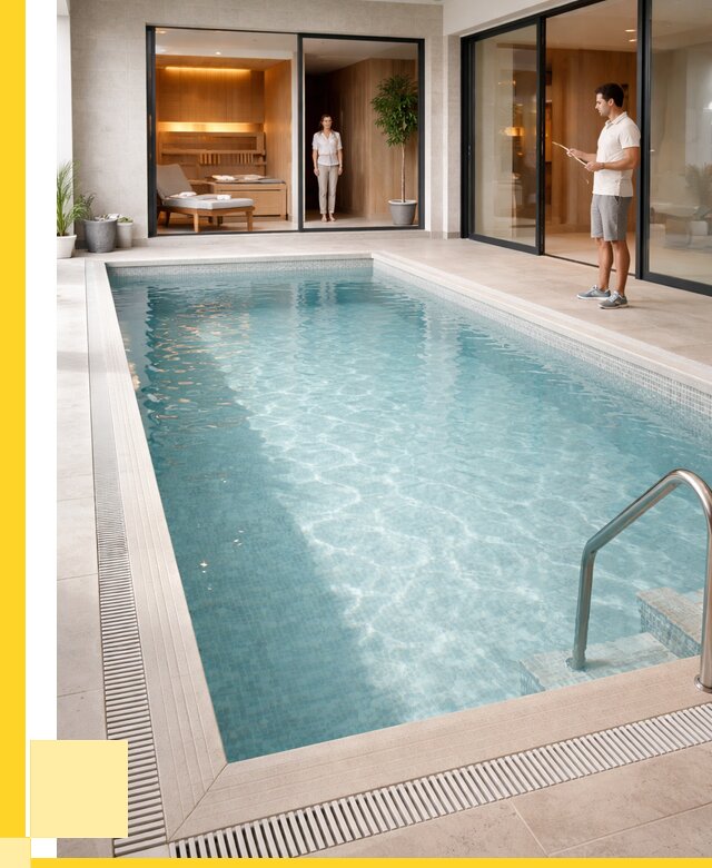 Отделка бассейна пленкой ПВХ в Дивногорске от 3539 р. - ЭриданДвн