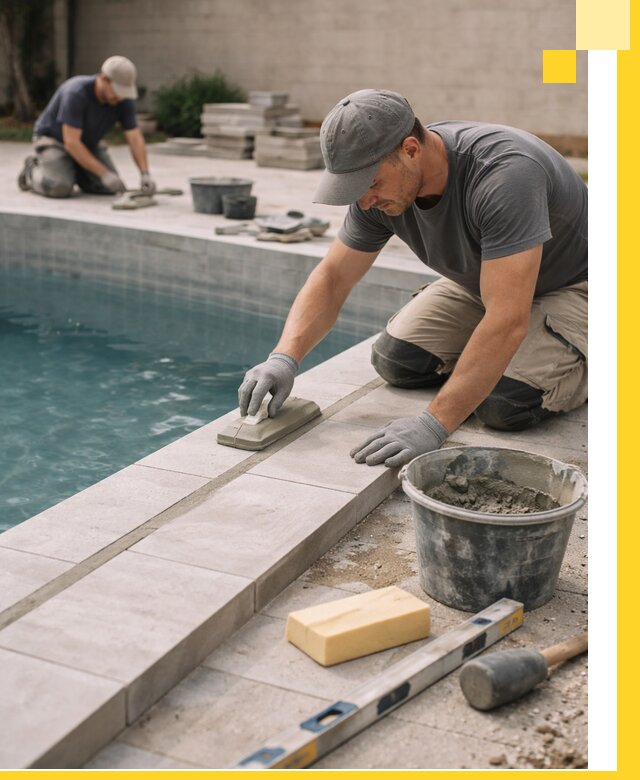 Отделка бассейнов в Дивногорске: декоративная отделка и гидроизоляция