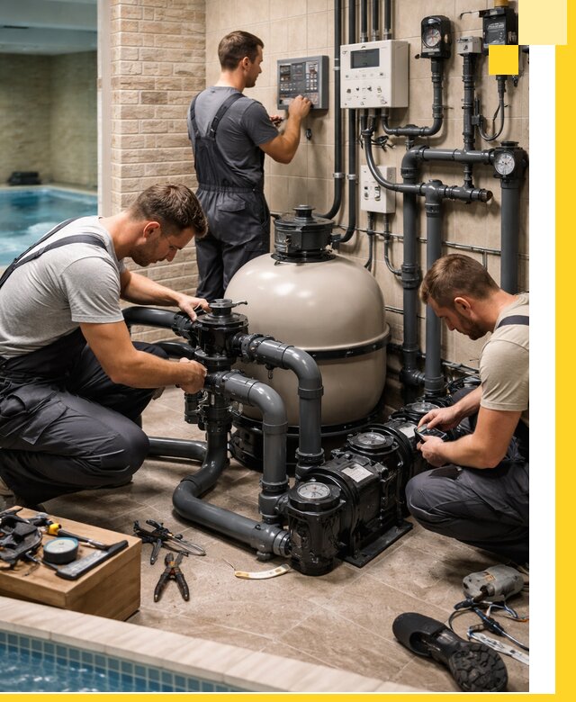 Комплексное оборудование для бассейнов под ключ в Дивногорске