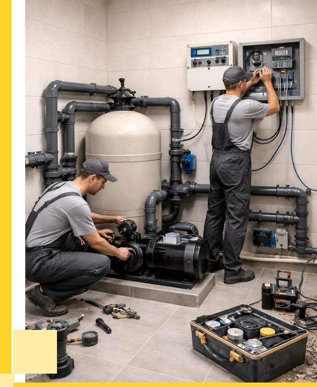 Монтаж оборудования для бассейнов в Дивногорске от 40440 р. | ЭриданДвн