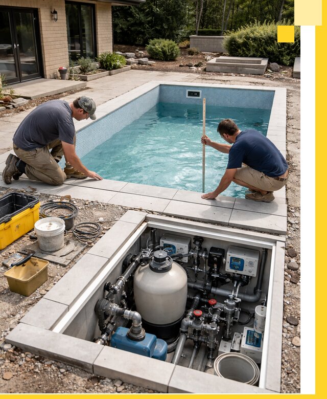 Строительство качественных домашних бассейнов под ключ в Дивногорске