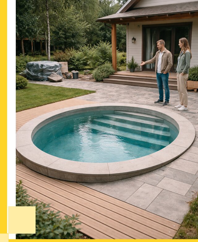 Бассейн на даче под ключ в Дивногорске от 202200 р., ЭриданДвн