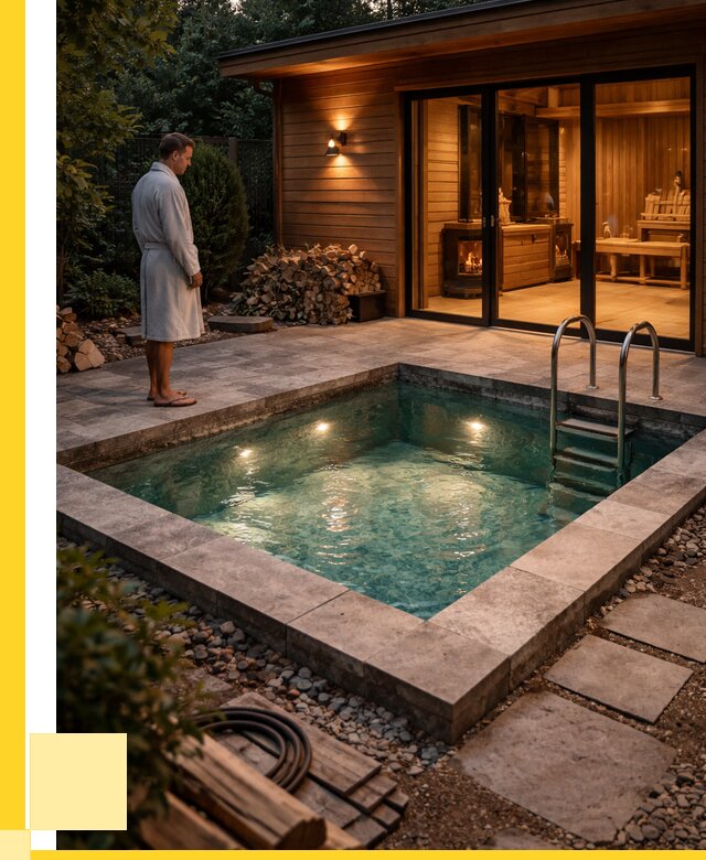 Бани с бассейном под ключ в Дивногорске от 96045 р. | ЭриданДвн