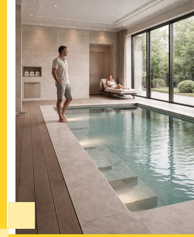 Бассейны в коттедже под ключ в Дивногорске от 1213200 р. | ЭриданДвн