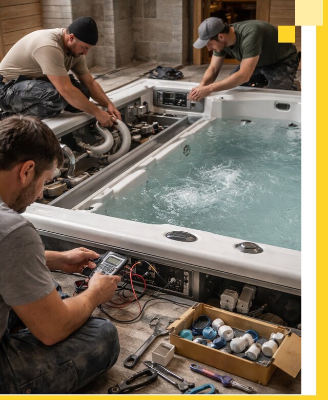 Гидромассажные бассейны под ключ в Дивногорске, дизайн и монтаж