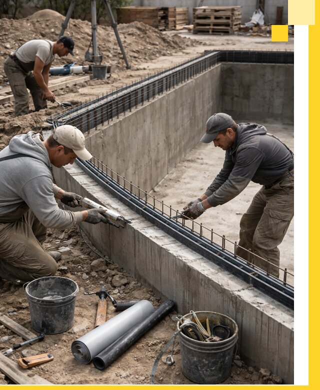 Качественный монтаж чаши бассейна в Дивногорске под ключ с гарантией