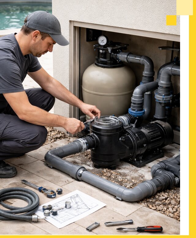 Поставка, монтаж и сервис насосов для бассейнов в Дивногорске