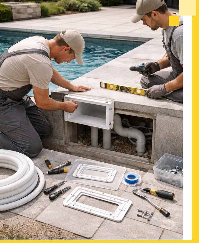 Поставка и установка скиммеров для бассейнов в Дивногорске