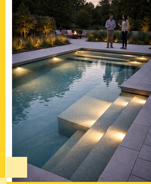 Освещение бассейнов в Дивногорске под ключ от 25275 р. | ЭриданДвн