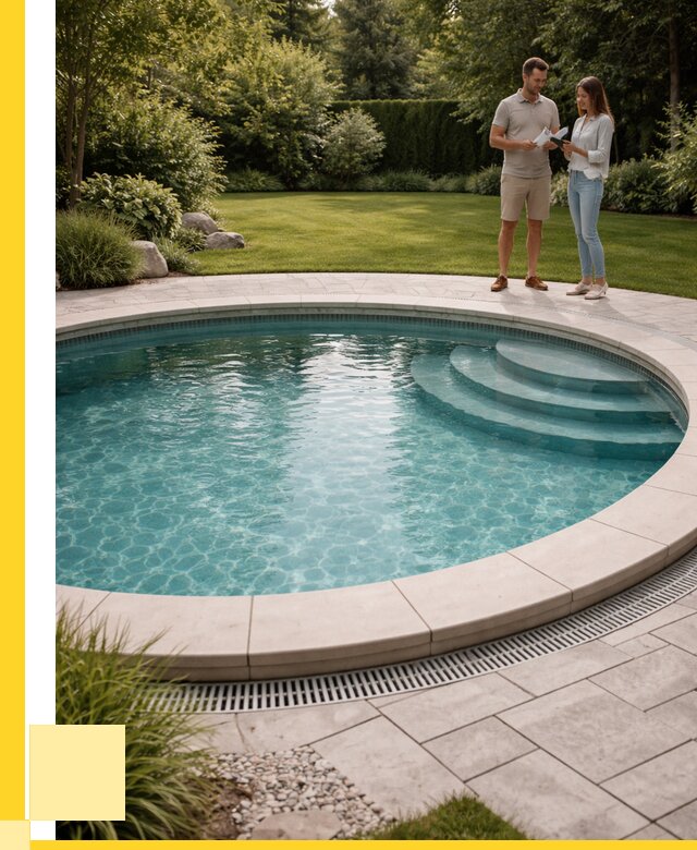 Круглые каркасные бассейны купить в Дивногорске от 252750 р. | ЭриданДвн