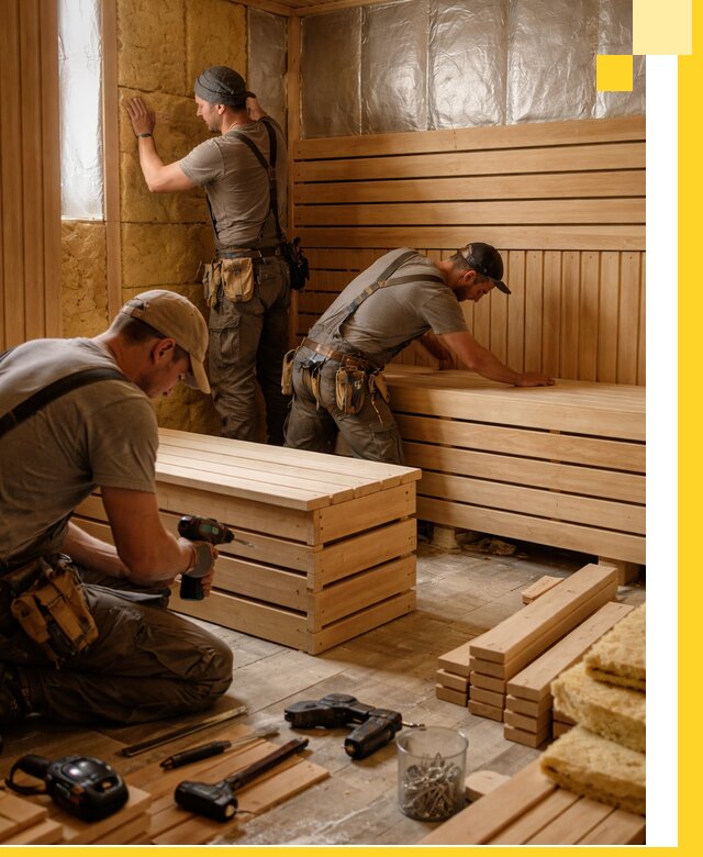 Профессиональное строительство саун под ключ в Дивногорске