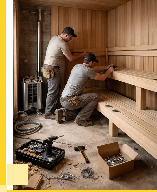 Монтаж саун под ключ в Дивногорске от 121320 р. | ЭриданДвн