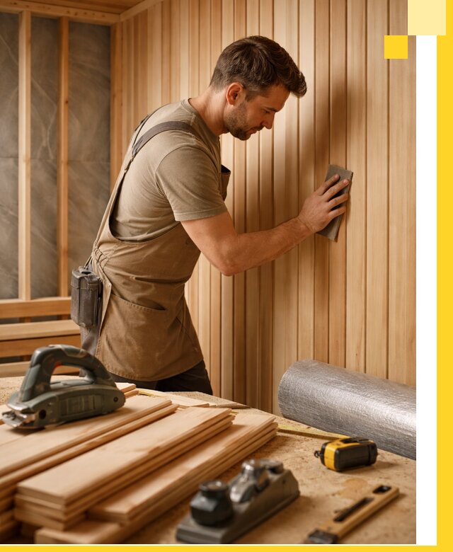 Профессиональная отделка саун и парных под ключ в Дивногорске