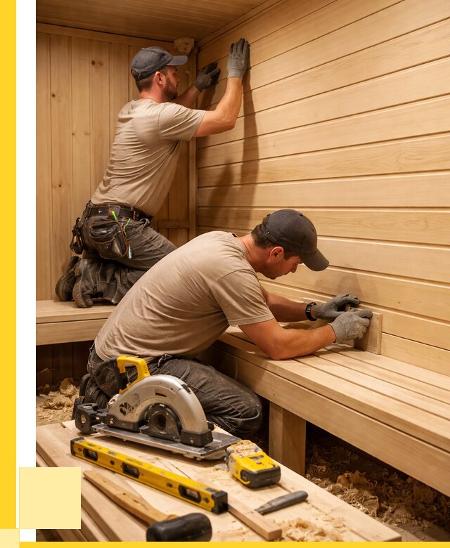 Обшивка саун вагонкой в Дивногорске от 2528 р. | ЭриданДвн