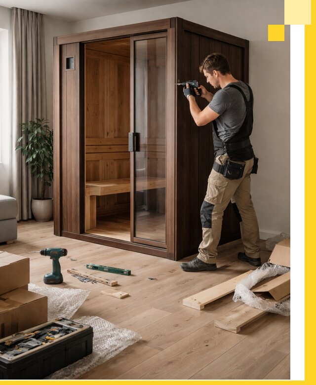 Установка и производство мини саун под ключ в Дивногорске