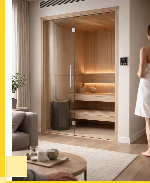 Сауна в квартире под ключ в Дивногорске от 121320 р. ЭриданДвн