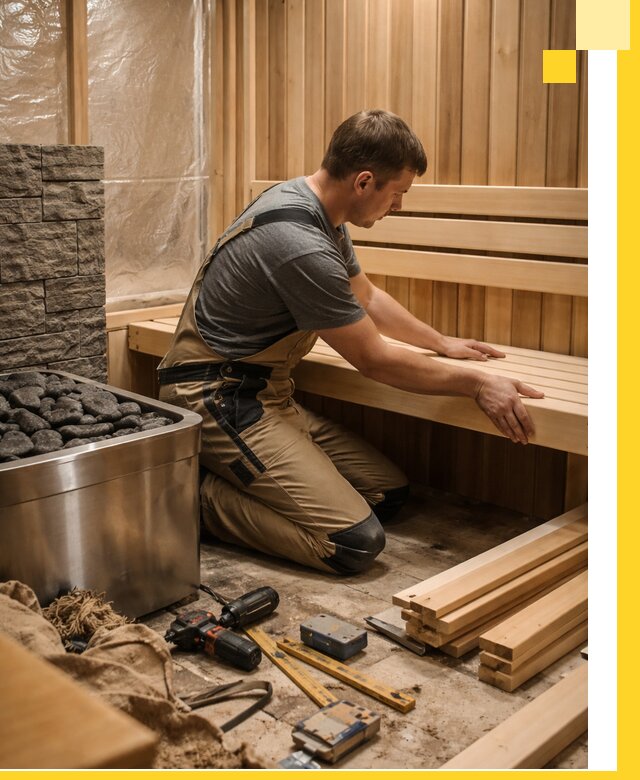 Сауны для дома под ключ с проектированием и монтажом в Дивногорске