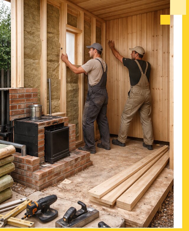 Строительство и установка дачных саун под ключ в Дивногорске